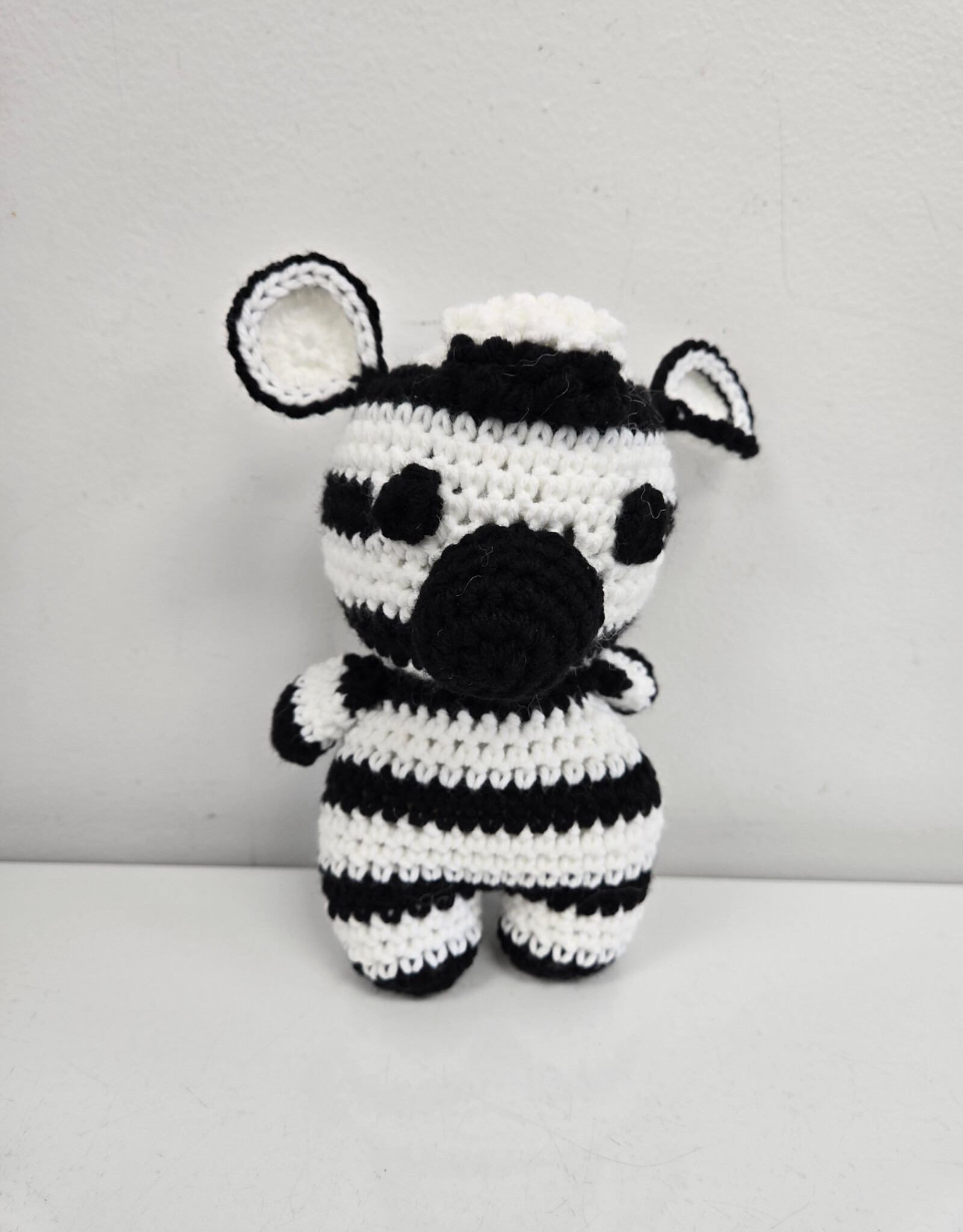 Crocheted Small Stuffie -  Zebra