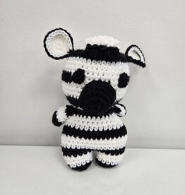 Crocheted Small Stuffie -  Zebra