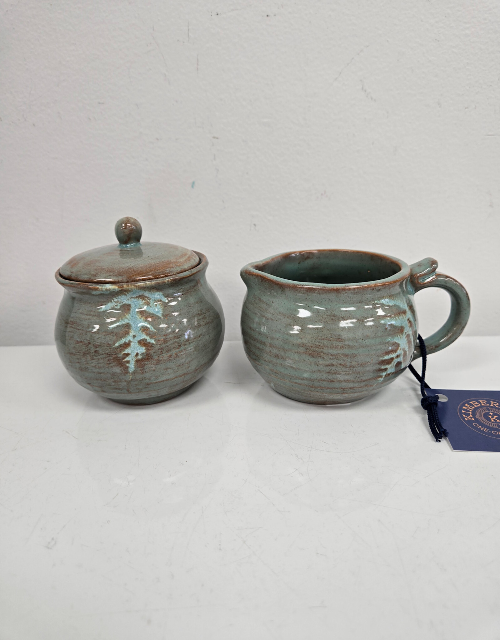 Clayworks & Candles Fern Creamer & Sugar Set - SF135