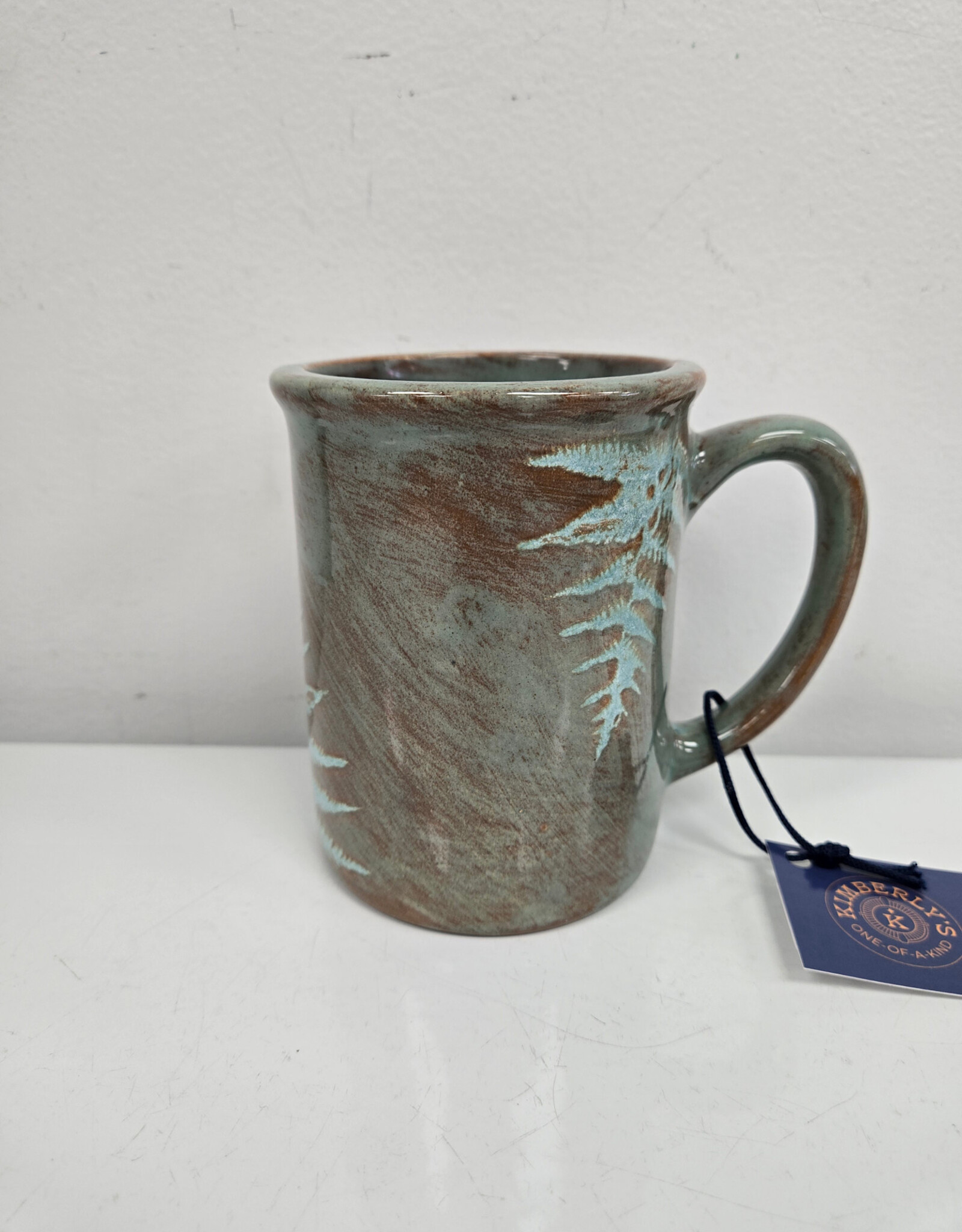 Clayworks & Candles Fern Large Handled Mug -SF196
