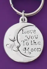 Love To Moon Keychain