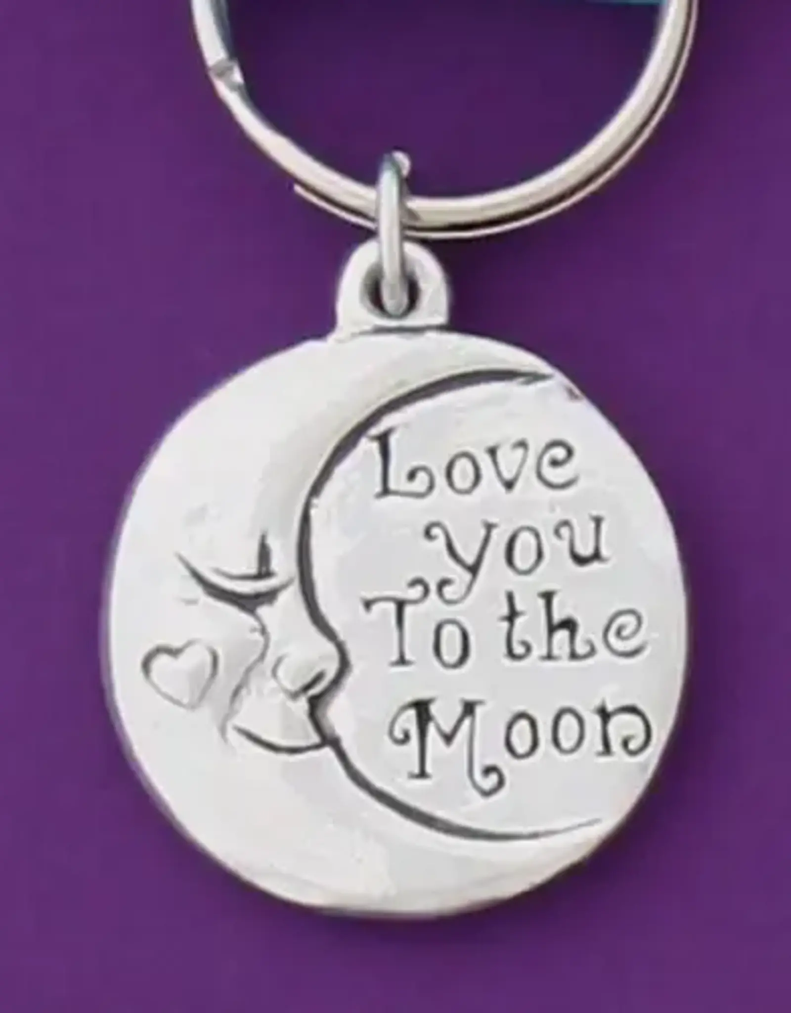 Love To Moon Keychain