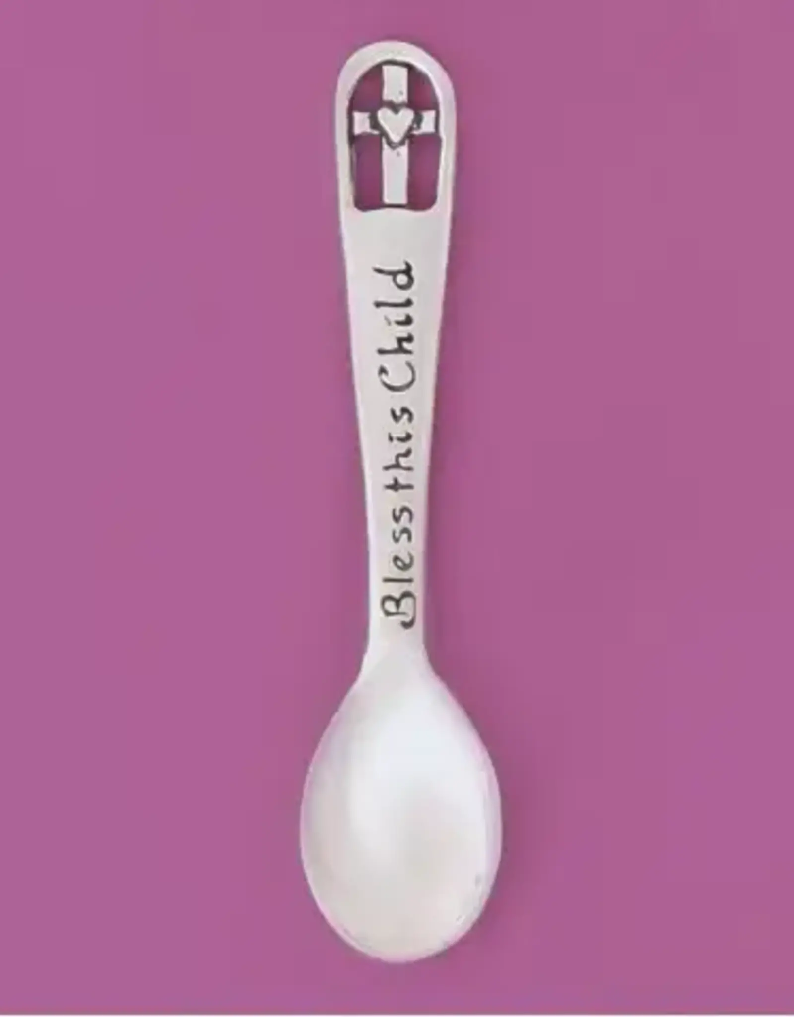 Bless This Child Baby Spoon