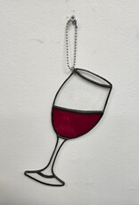 Stained Glass Wine Glass - red or white