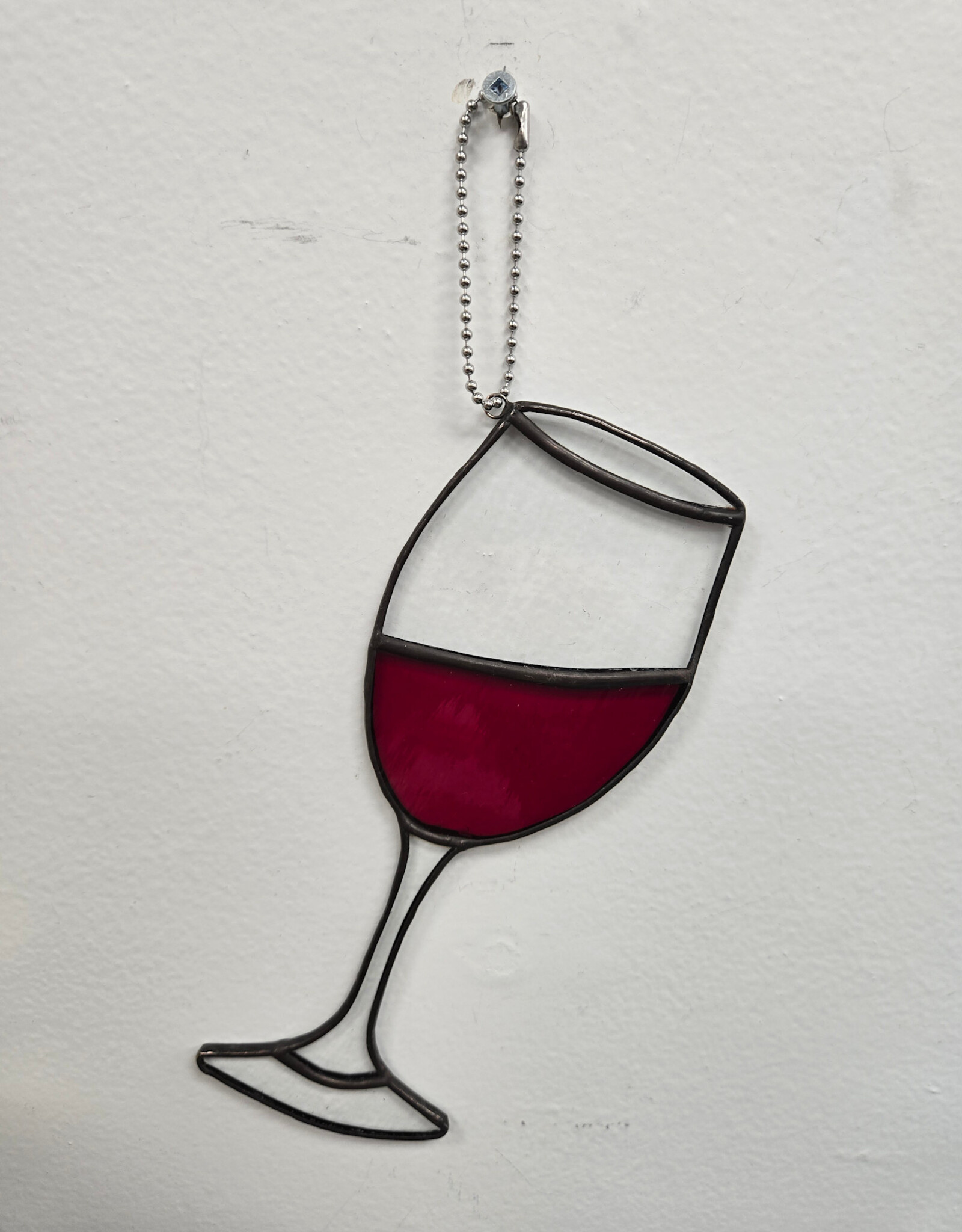 Stained Glass Wine Glass - red or white