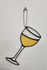 Stained Glass Wine Glass - red or white