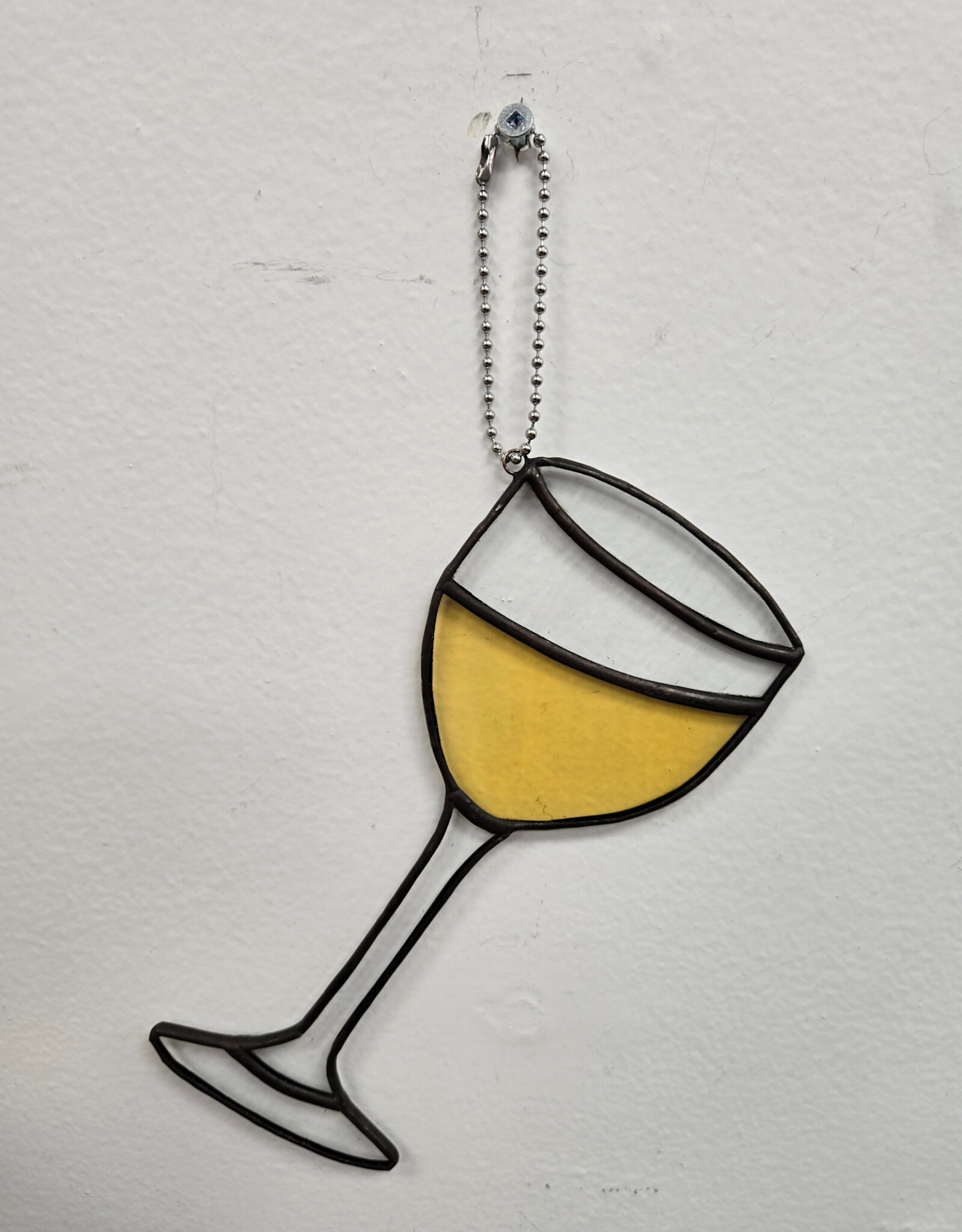 Stained Glass Wine Glass - red or white