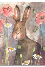 Alex Clark Coaster - Hare & Poppies