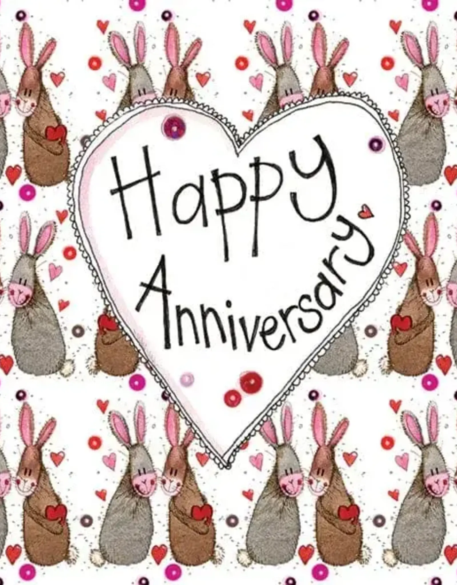 Alex Clark Anniversary Card - Rabbit Anniversary