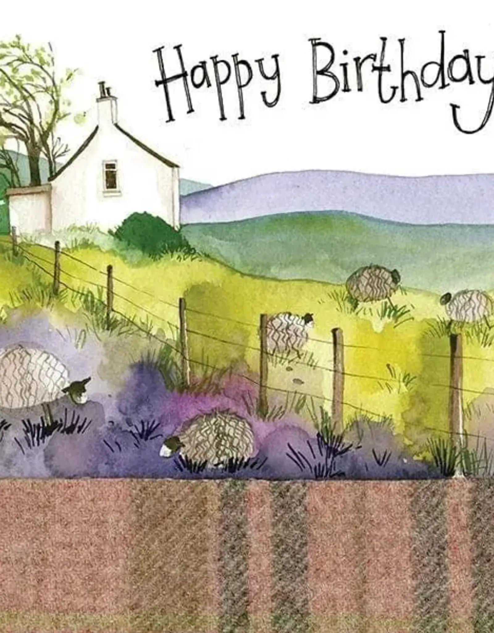Alex Clark Birthday Card - Fields of Dreams