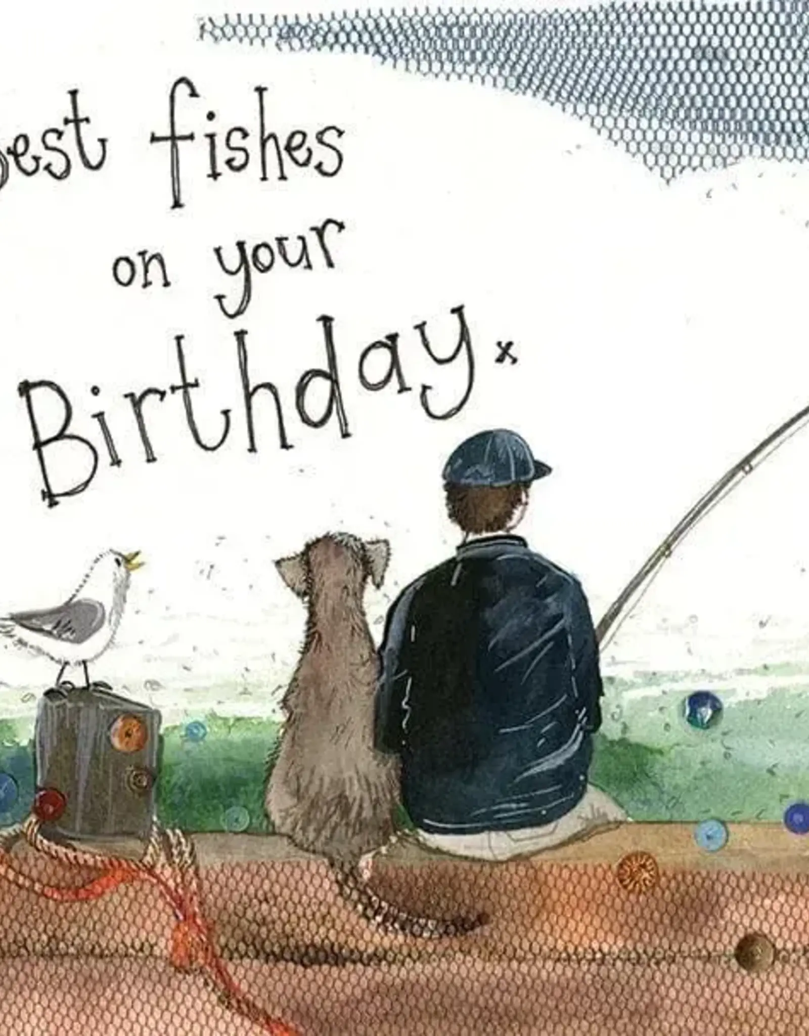Alex Clark Birthday Card - Best Fishes