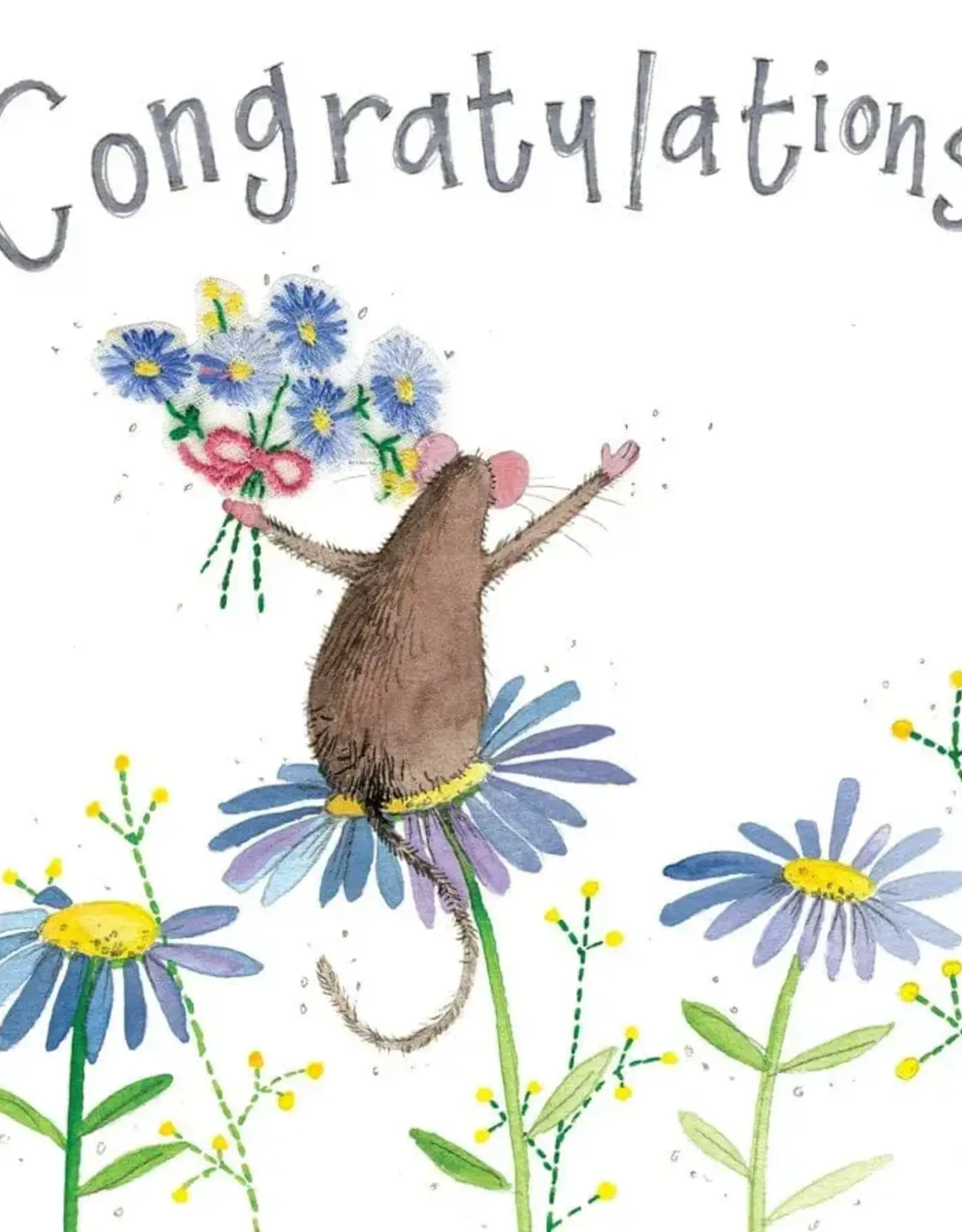 Alex Clark Congratulations Card - Mouse