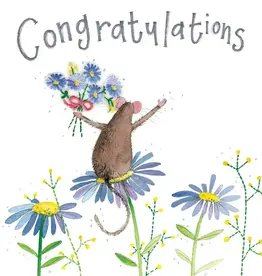 Alex Clark Congratulations Card - Mouse