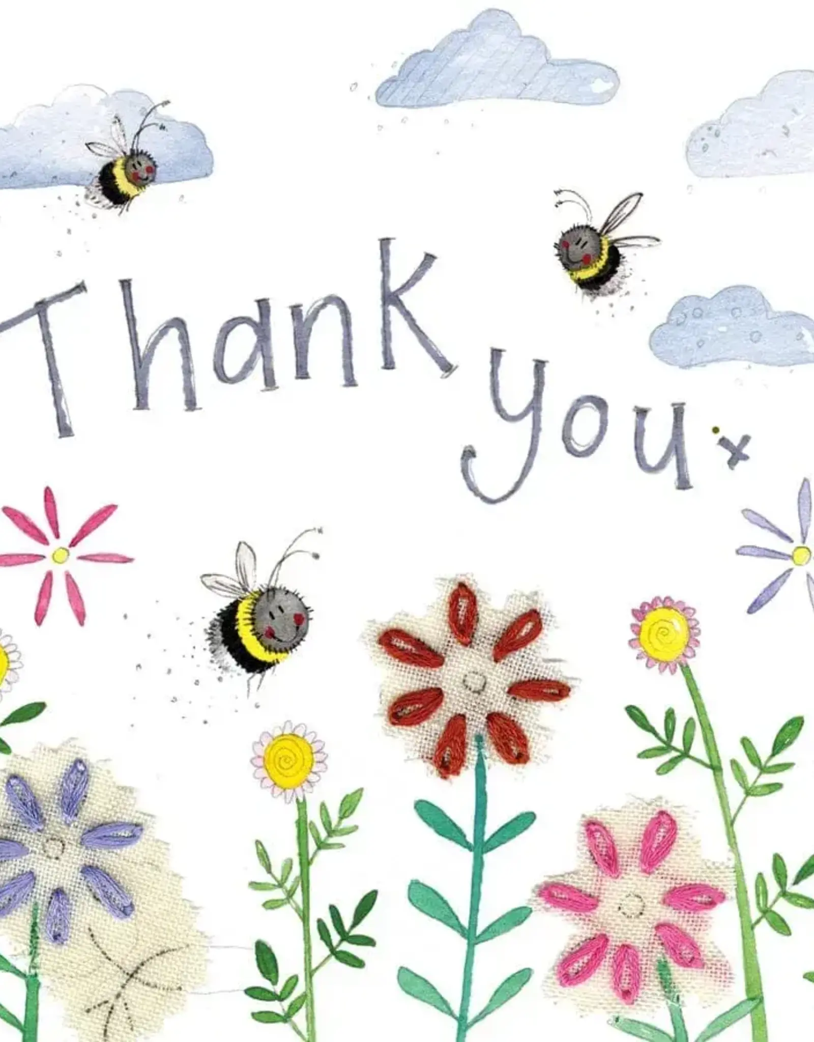 Alex Clark Thank You Card - Bees