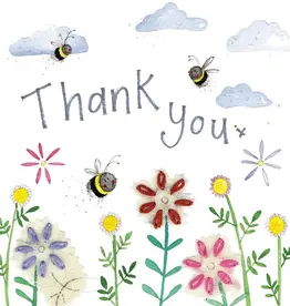 Alex Clark Thank You Card - Bees