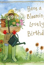 Alex Clark Birthday Card - Flower Garden
