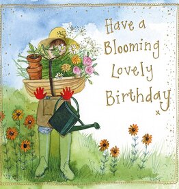 Alex Clark Birthday Card - Flower Garden
