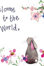 Alex Clark New Baby Card - Welcome To The World