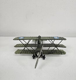 Green Metal Tri-Plane