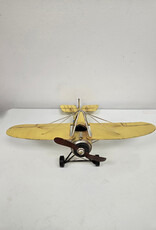 Yellow Metal Military Fighter Plane