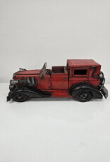 Vintage Red Metal Car