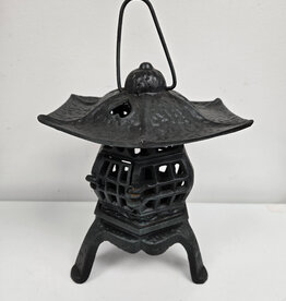 Vintage Cast Iron Pagoda Lantern