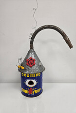 Bee Hive Corn Syrup Funnel Birdhouse