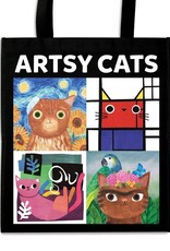 Reusable Shopping Bag - Artsy Cats