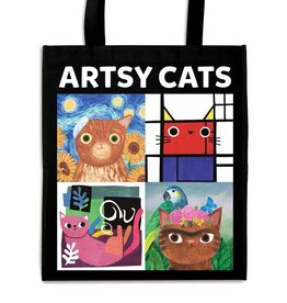 Reusable Shopping Bag - Artsy Cats