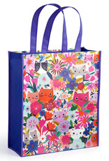 Reusable Shopping Bag - Blooming Cats