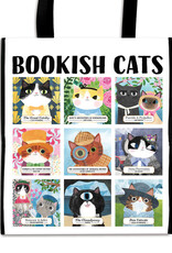 Reusable Shopping Bag - Bookish Cats