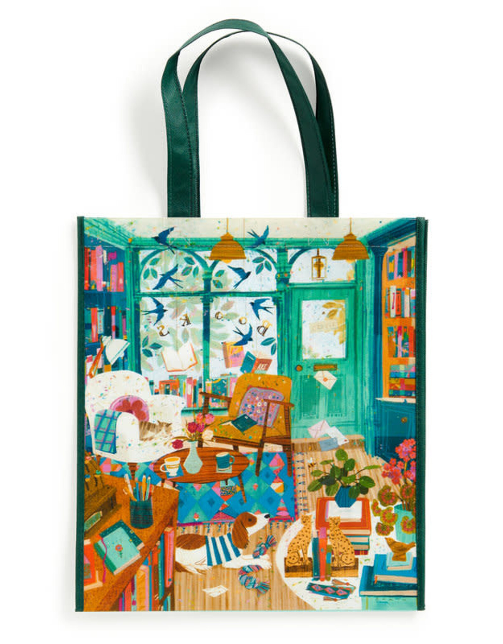 Reusable Shopping Bag - Bookshop Afternoon
