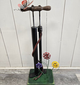 Welded Pump Garden Decor
