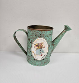 Marjolein Bastien Green Metal Watering Can / Candle Holder