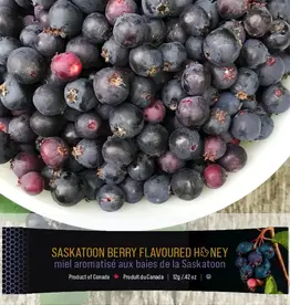 Mini Squeeze Honey Pack - Saskatoon Berry