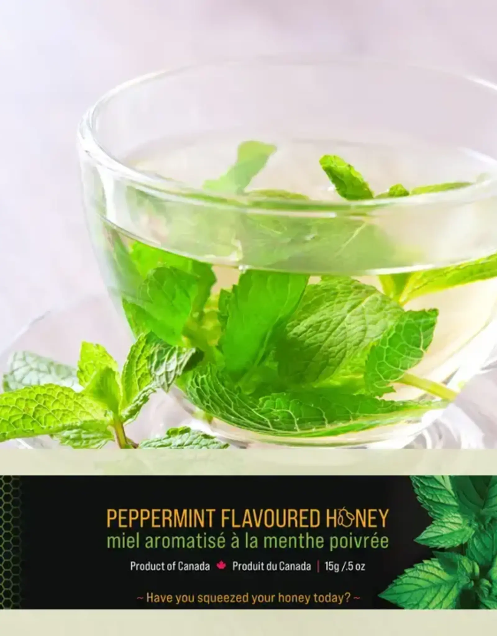 Mini Squeeze Honey Pack - Peppermint