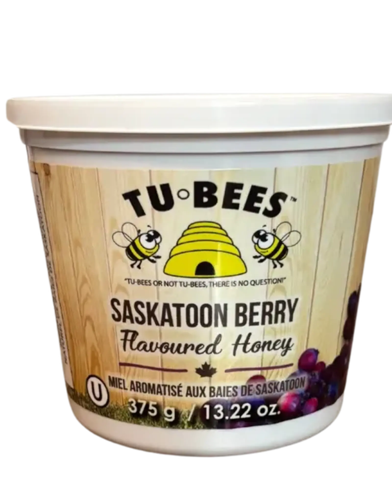 375g Honey Tub - Saskatoon Berry