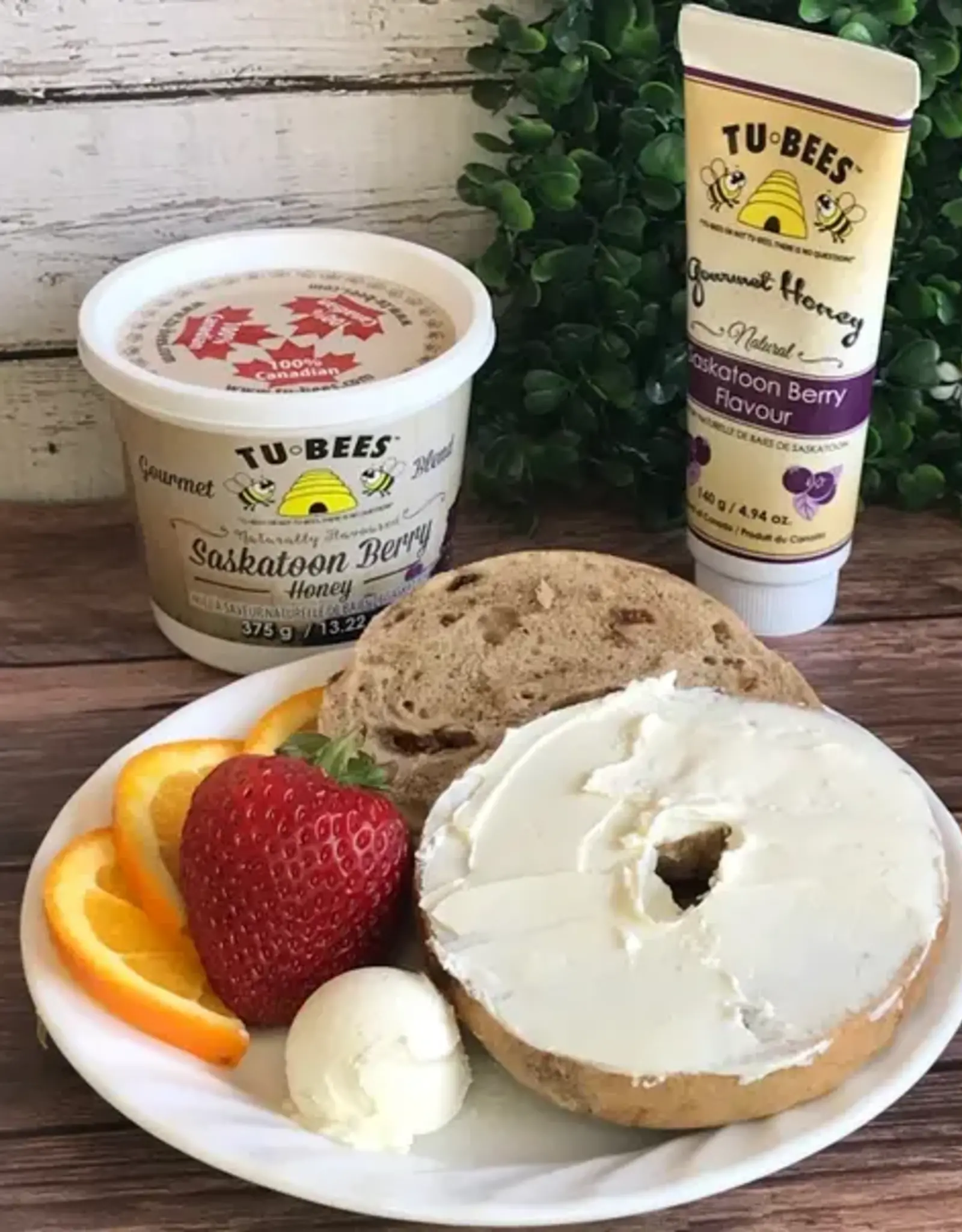 375g Honey Tub - Saskatoon Berry