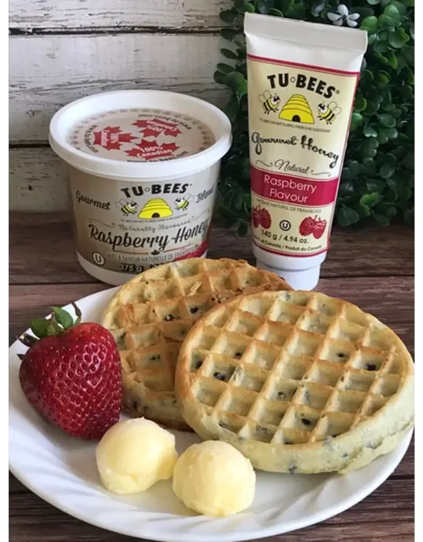 375g Honey Tub - Raspberry