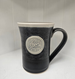 Black & White Medallion Mug - Music