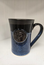 Blue Stone Medallion Mug - Heron