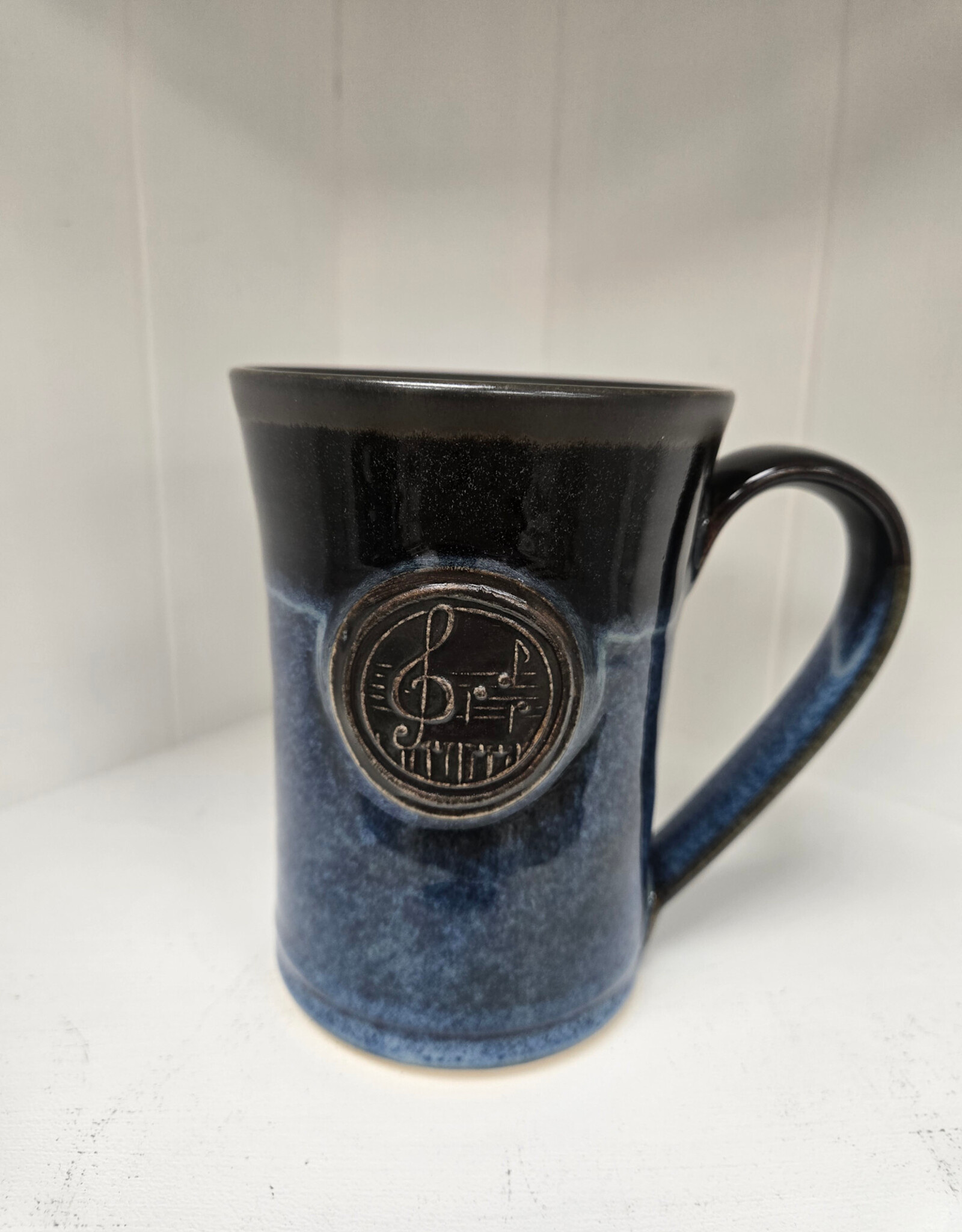 Blue Stone Medallion Mug - Music