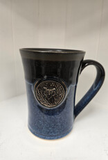 Blue Stone Medallion Mug - Owl