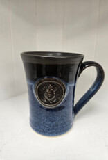 Blue Stone Medallion Mug - Turtle