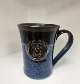 Blue Stone Medallion Mug - Turtle