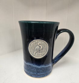 Teal Medallion Mug - Heron
