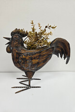 Rustic Metal Rooster