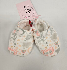 Flannel Slippers - Adventures in Pink