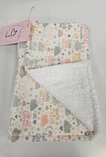 Burp Cloth - Adventures in Pink