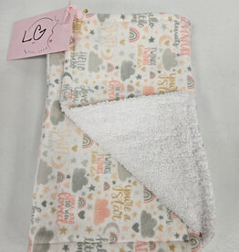Burp Cloth - Adventures in Pink